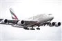 Et A380 på vej til at lande