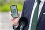 mobiltelefon med coronapas