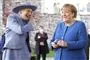 Dronninghen med Merkel