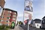 valgplakater på lygtepæl i kolding