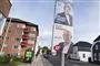 valgplakater på lygtepæl i kolding