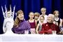 Dromle og OhLand sammen med sne i baggrunden