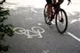 cyklist på vej