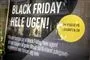 Et skilt i en butik med Black Friday