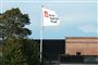 et flag med Bunker Holding logo