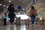 Brasilianere i en lufthavn
