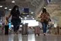 Brasilianere i en lufthavn