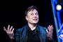 Elon Musk på scenen 