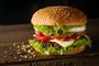En hjemmelavet burger