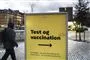 Skilt til testcenter