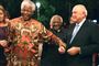 Desmond Tutu og Nelson Mandela