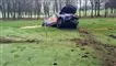 Bil på golfbane