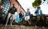 unge danser udenfor