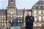 uffe elbæk foran christiansborg