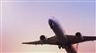 Et fly i luften med hjulene nede