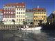 Nyhavn med frossent vand i kanalen