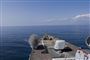 Destroyeren "USS Cole" under en øvelse i 2017. Det er dette krigsskib og et antal kampfly, som USA sender til De Forenede Arabiske Emirater for at styrke forsvaret mod fjendtlige angreb fra Yemen.