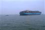 "Mumbai Mærsk" sejlede på grund ud for den nordtyske ø Wangerooge sent onsdag, da det var på vej fra Rotterdam til Bremerhaven.