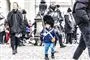 lille dreng i garderuniform 