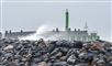 Stormturister ved havet.
