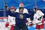 ishockeyspillere set fra siden