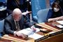 Ruslands FN-ambassadør sagde natten til torsdag på et møde i FN's Sikkerhedsråd, at Rusland har indledt en militæroperation i Ukraine i "selvforsvar".
