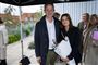 Kristian Jensen og Pernille Rosendahl sammen til en sommerfest.
