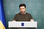 Volodymyr Zelenskyj kræver stadig skrappere sanktioner mod Rusland - og vil også have udlandet til at sende fly og droner. (Arkivfoto)