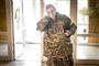 Danske Simon i uniform i Ukraine