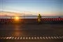 Solnedgang set fra broen