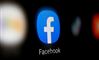 facebooklogo på telefon