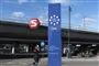 skilt ved s-togsstation