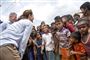 Kronprinsesse Mary og udviklingsminister Flemming Møller Mortensen besøger flygtningelejren Rohingya Camps i Bangladesh.