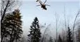 helikopter  i luften 