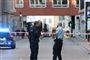 Politimænd og afspærring i Aarhus