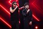Lorenzo og Charlo på scenen i X Factor 