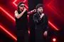 Lorenzo og Charlo på scenen i X Factor 
