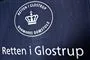 skilt foran Retten i Glostrup 