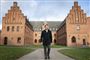 Mikkel Kjellberg foran Herlufsholm