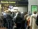 Kø ved security i Kastrup
