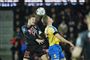 to fodboldspillere - fra FCM og Brøndby