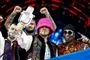 Ukrainske Kalush Orchestra, der vandt Eurovision lørdag 