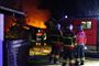 voldsom brand flammer