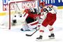 ishockeyspillere set fra siden
