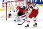 ishockeyspillere set fra siden