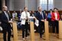 Partilederne i afslutningsdebat i forbindelse med dagens valg.