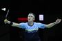 mand spiller badminton