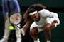 Da hun sidste år måtte trække sig fra sin kamp i første runde med en skade, kunne Serena Williams ikke holde tårerne tilbage.