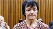Britta Nielsen i retten i Sydafrika. 