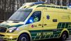 En ambulance med udrykning